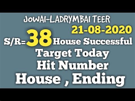 Jowai & Ladrymbai Teer Target (Hit Number) .
